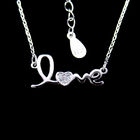 Modern Letter In Love Special Brilliant Necklace For Couples / Girls' Gifts