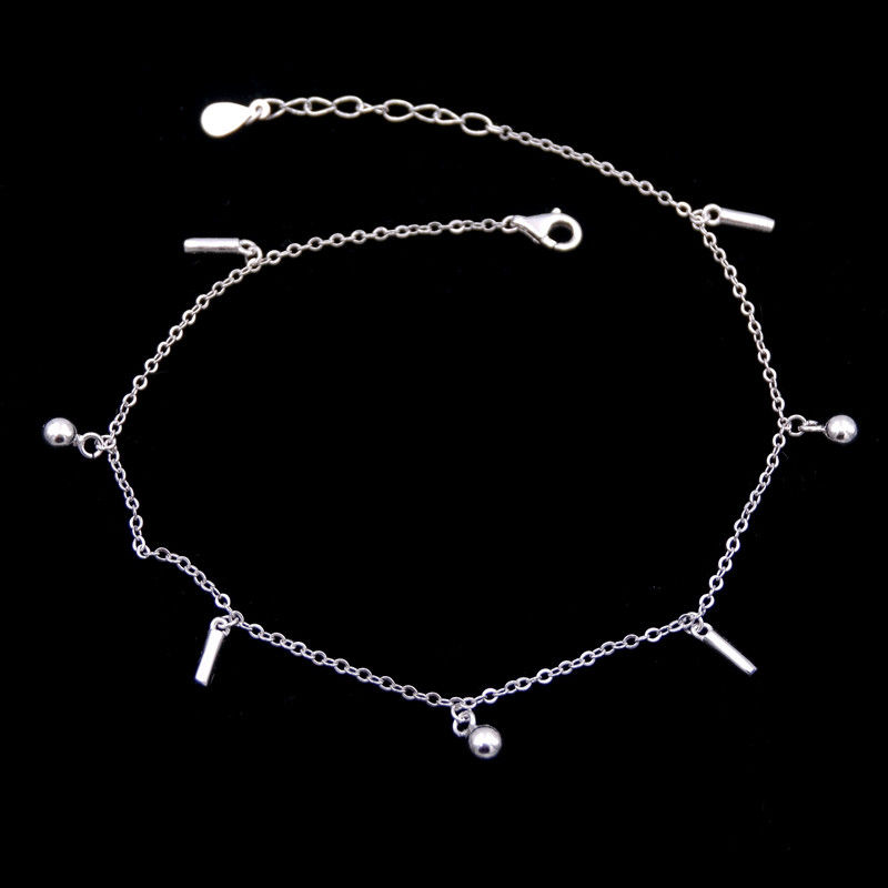 Drop Items Silver Wedding Bracelet Pure 925 Platinum Jewellery